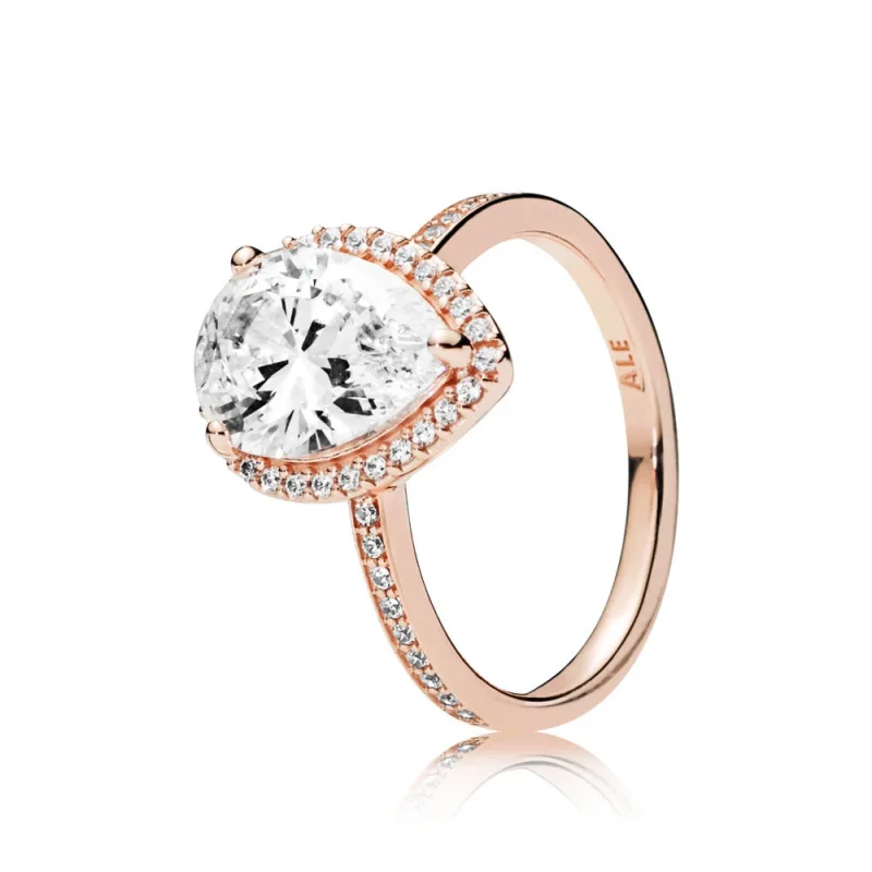 (изображение за) Капки от любов - 186251CZ - Пръстени PANDORA