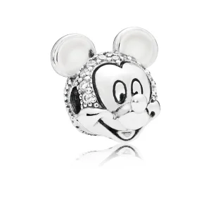 (изображение за) Disney, Мики искрящ портрет - 797495CZ - Талисмани PANDORA