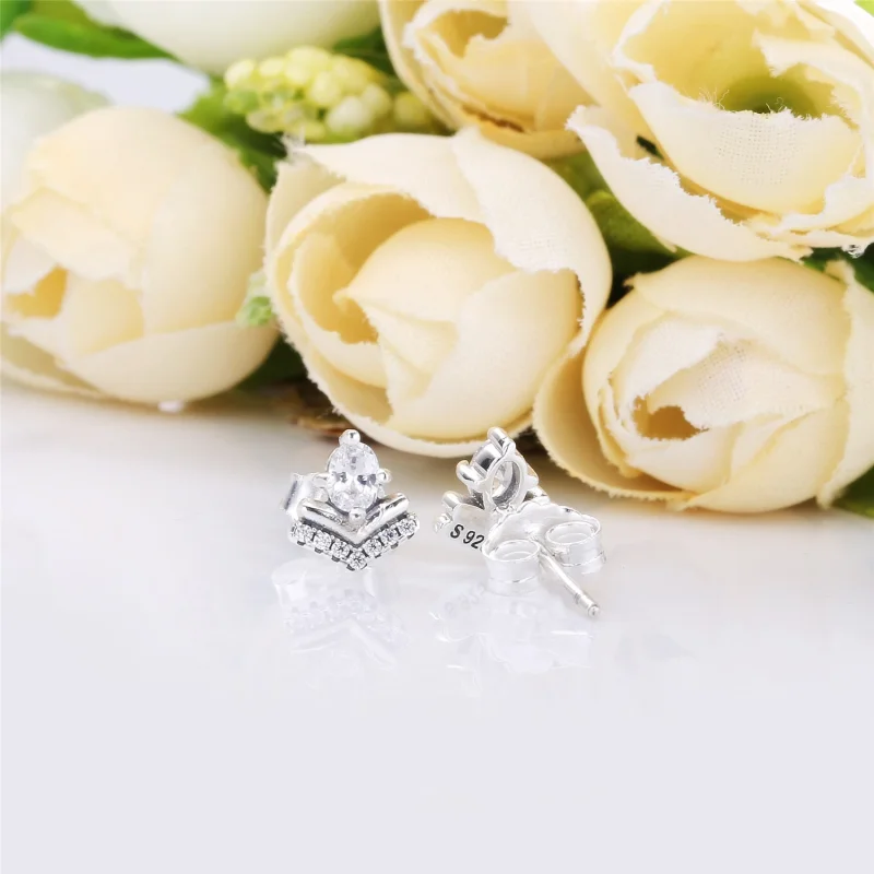 (изображение за) Мечтай - 297787CZ - Обици PANDORA - Преглед 4