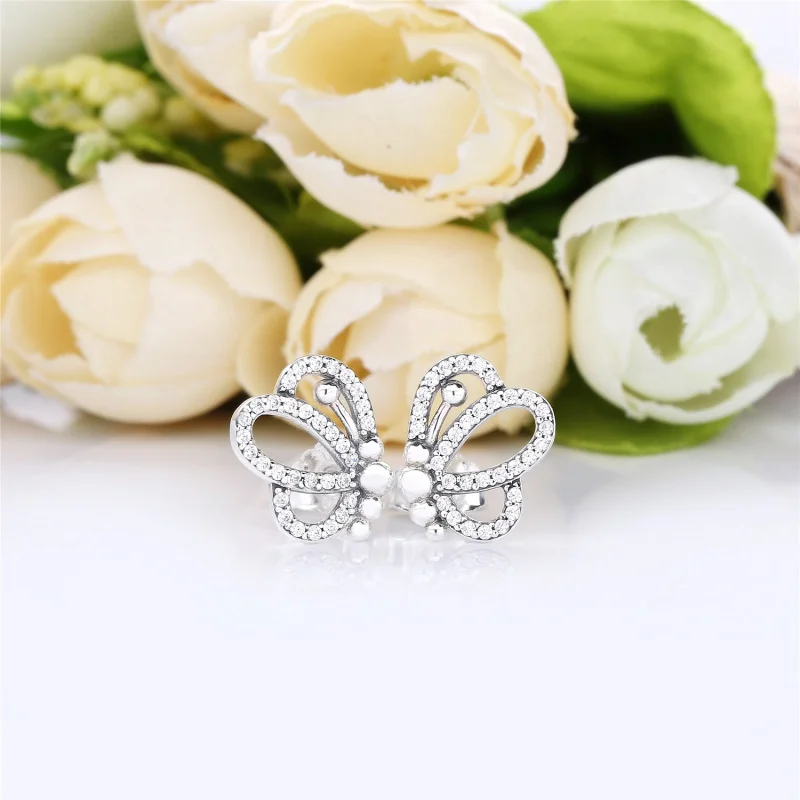 (изображение за) Финес - 297912CZ - Обици PANDORA - Преглед 2