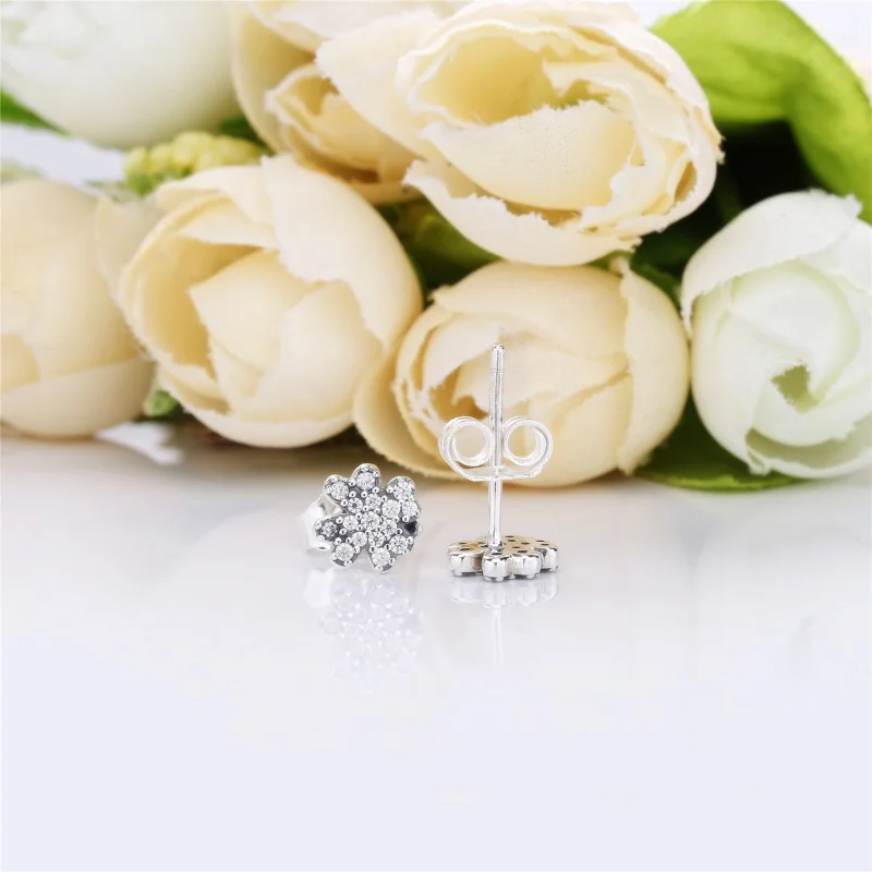 (изображение за) Късмет - 297944CZ - Обици PANDORA - Преглед 3