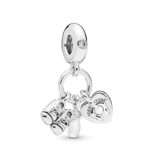 (изображение за) Обичам те, бебче - 798106CZ - Талисмани PANDORA
