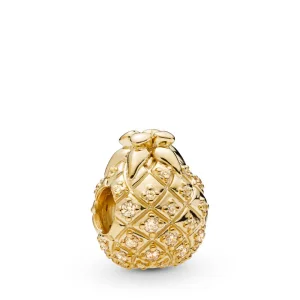 (изображение за) Талисман Pandora Shine, Златен ананас