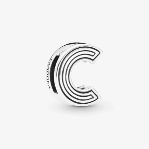 (изображение за) "Буква C" PANDORA Reflexions - 798199 - Талисмани PANDORA