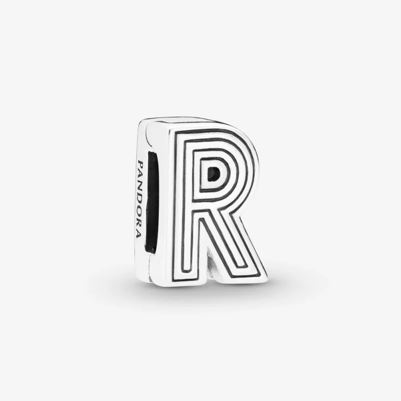 (изображение за) "Буква R" PANDORA Reflexions - 798214 - Талисмани PANDORA