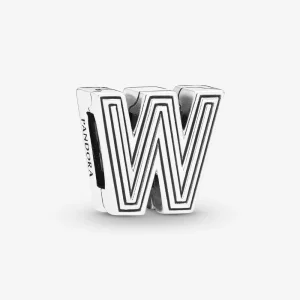 (изображение за) "Буква W" пандора Reflexions - 798219 - Талисмани пандора