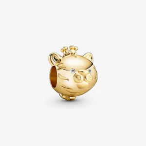 (изображение за) Талисман 14K златно покритие Блестящ зодиакален тигър - 768594C0