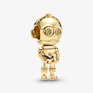 Талисман 14K златно покритие Междузвездни войни C-3PO - 769244C0 (изображение за) Талисман 14K златно покритие Междузвездни войни C-3PO - 769244C0