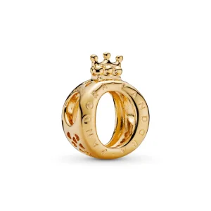 (изображение за) Талисман 14K златно покритие Лого на Корона O - 768662C00