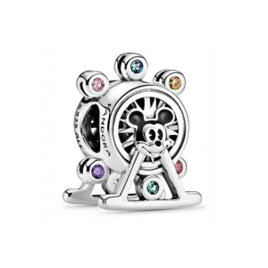 (изображение за) Сребърен талисман Disney, Mickey Mouse Fun Ferris Wheel - 798855