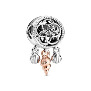 (изображение за) Сребърен талисман Ажурен Seashell Dreamcatcher - 788944C00