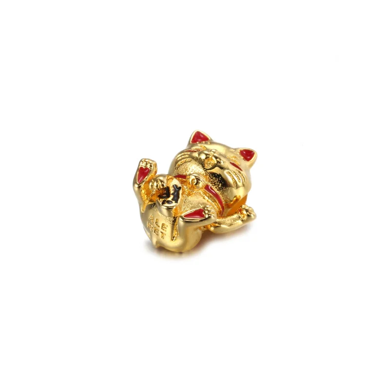 (изображение за) Талисман 14K златно покритие Сладка котка на късмета - 769271C01 - Преглед 4