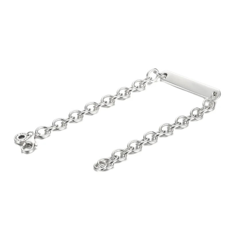 (изображение за) Сребърна гривна Пандора Engravable Bar Link - 599523C00 - Преглед 3