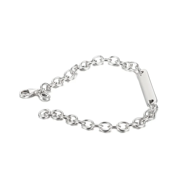 (изображение за) Сребърна гривна Пандора Engravable Bar Link - 599523C00 - Преглед 4