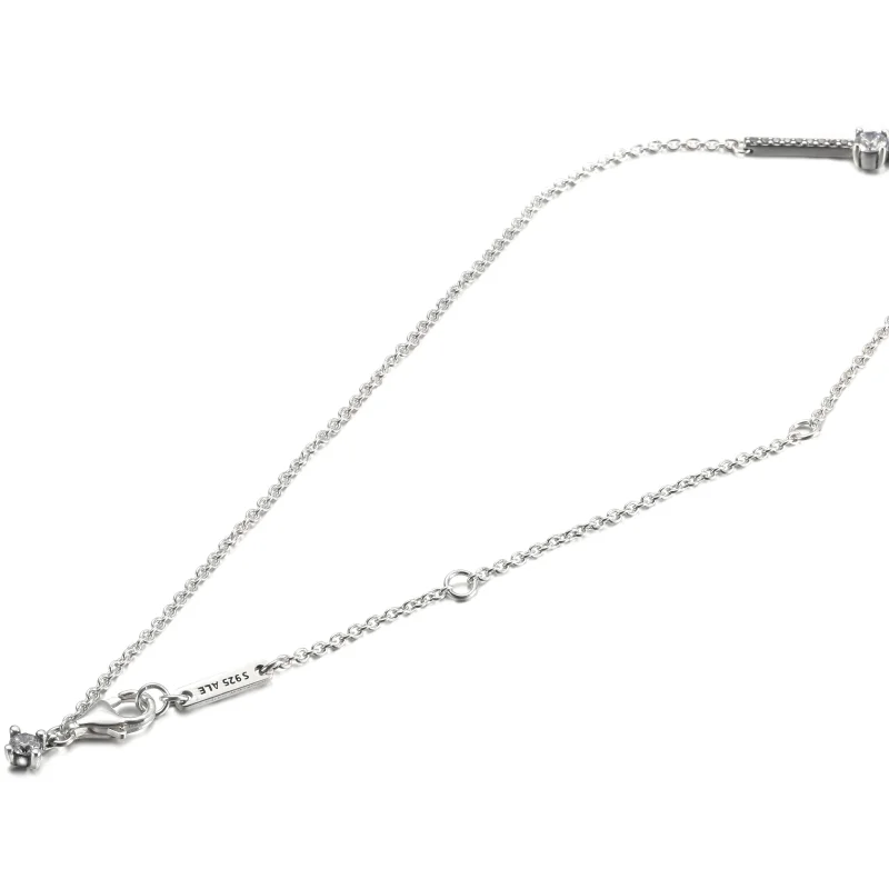 (изображение за) Колиета вериж Пандора Пенливи барове Pavé Collier - 390059C01 - Преглед 5