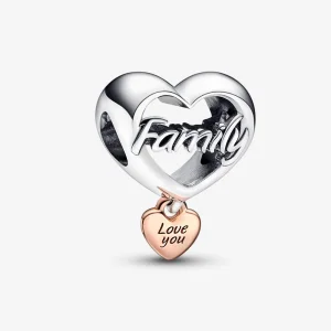 (изображение за) ПАНДОРА Чар за сърце Love You Family - 782326C00