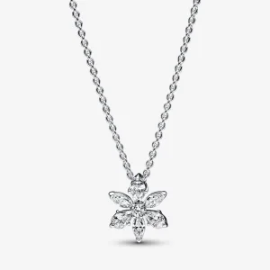 (изображение за) Подвижна гривничка с обеци PANDORA Sparkling Herbarium Cluster -
