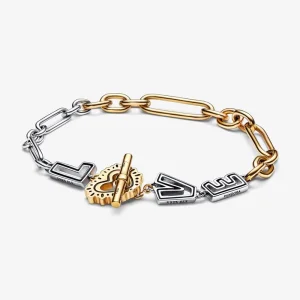 (изображение за) Keith Haring x Pandora Двуцветна Гривна с Любовни Връзки - 56222