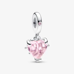 (изображение за) PANDORA Розово семеен дърво и висулка със сърце - 792654C01