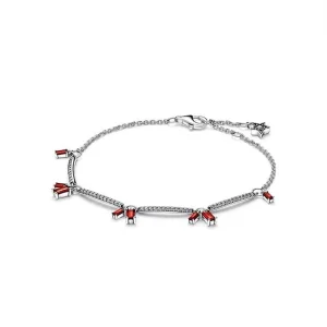 (изображение за) PANDORA Гривна с фишекови плочки Firecracker Pavé - 592537C01