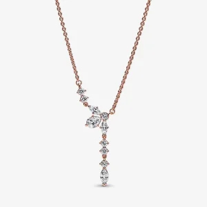 (изображение за) PANDORA Светкавица Herbarium Cluster Drop колье - 382386C01
