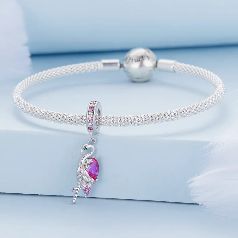 (изображение за) Pandora стил Фламинго привличане - BSC833 - Преглед 3