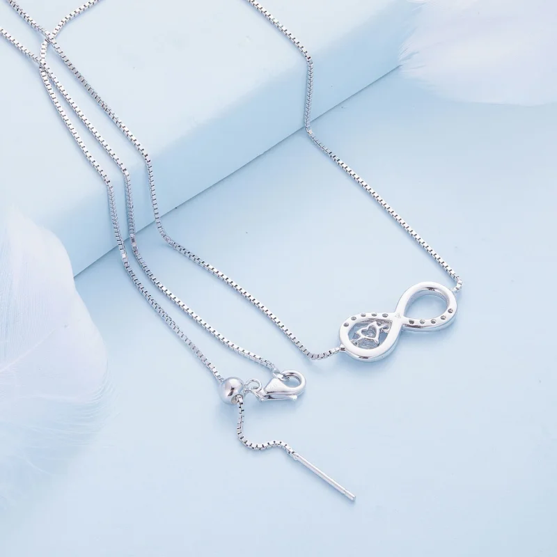 (изображение за) Pandora Стил Висулка с Безкрайност - BSN276 - Преглед 4