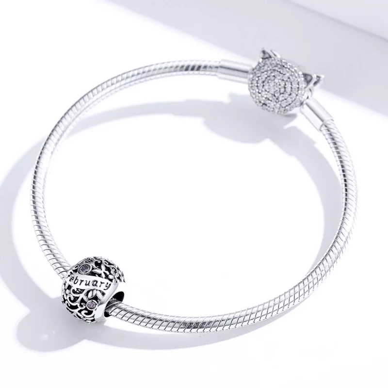 (изображение за) Pandora Стил - Февруари Камък на Раждане - SCC1385-2 - Преглед 2