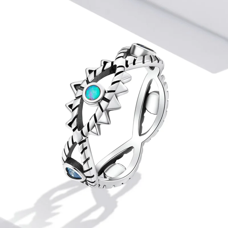 (изображение за) Pandora стил Сапфир пръстен - SCR800 - Преглед 2