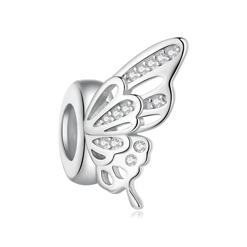 (изображение за) Pandora стил Пеперуди Spacer талисманв - BSC823 - Преглед 3