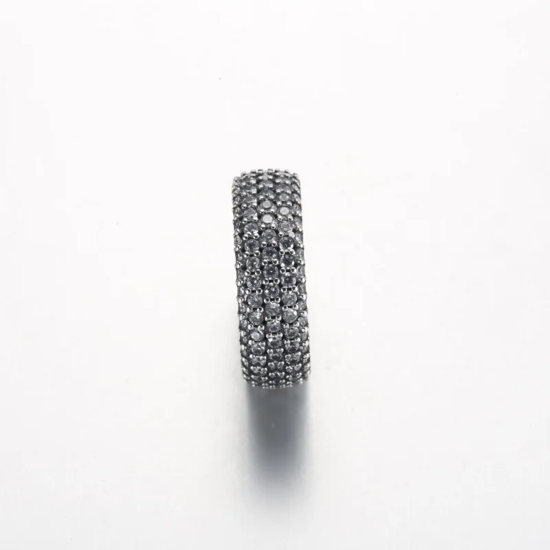 (изображение за) Пръстен Pandora Timeless Pavé с три реда - 192634C01 - Преглед 6