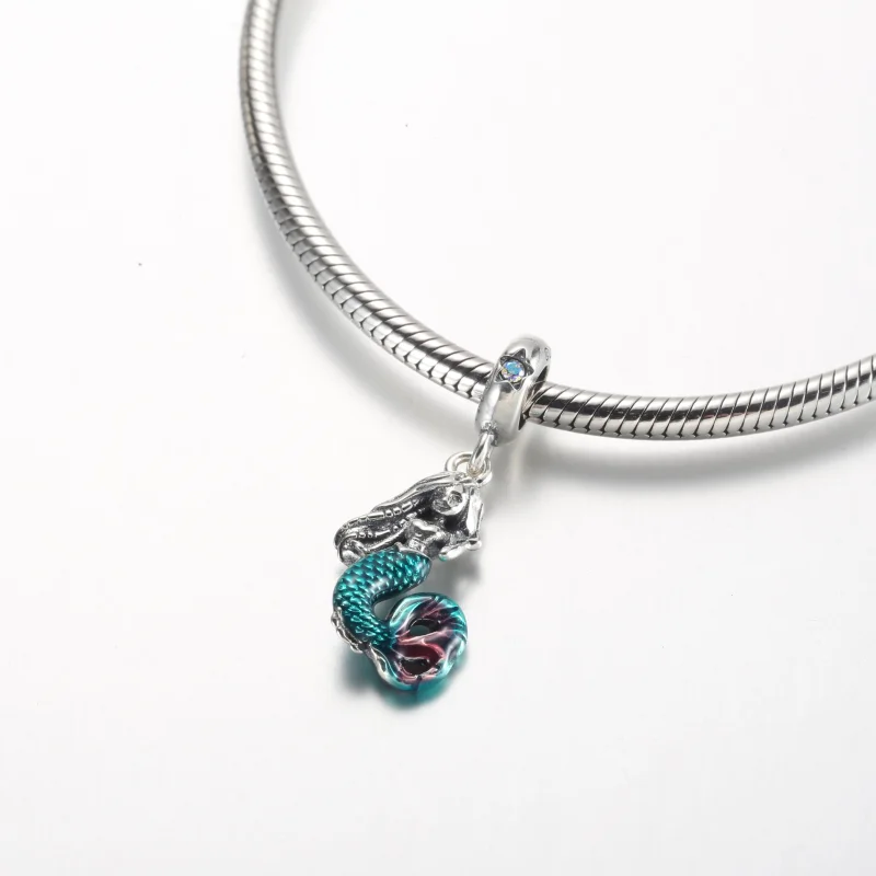 (изображение за) Pandora Disney Малката Русалка Ариел Прихватка - 792695C01 - Преглед 4