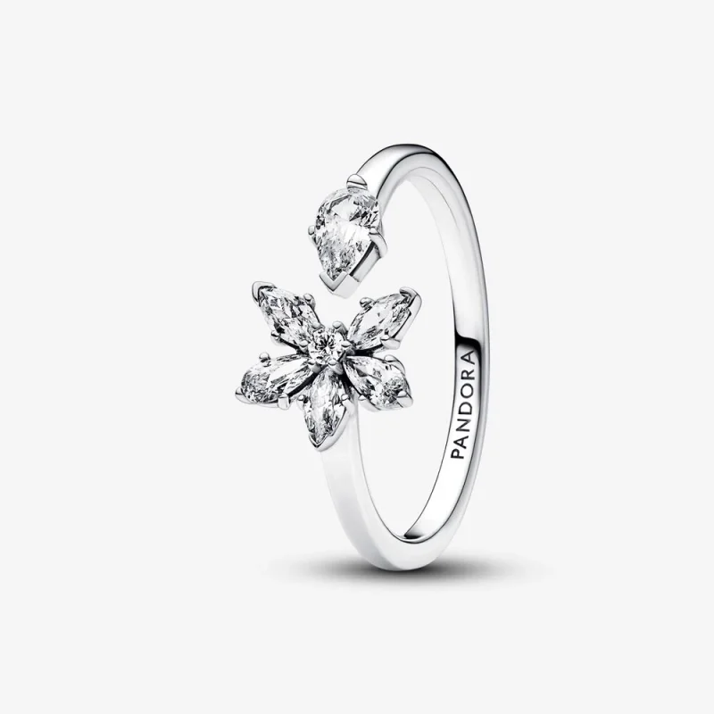 (изображение за) Pandora Искрящ купчинен пръстен Herbarium Cluster - 192611C01