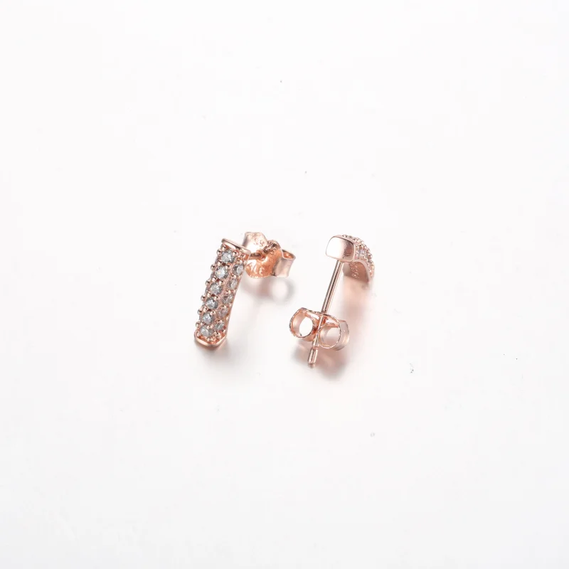 (изображение за) Pandora Timeless Pavé Единичен ред Бар Студ Обици - 262626C01 - Преглед 3