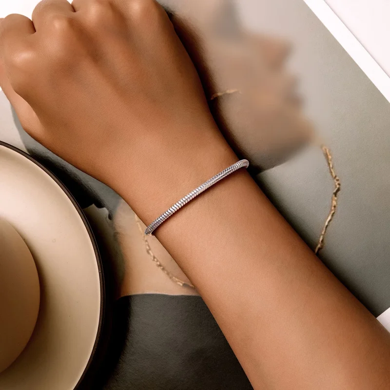 (изображение за) Pandora стил Висулка от верига със змийска кост - BSB150 - Преглед 3