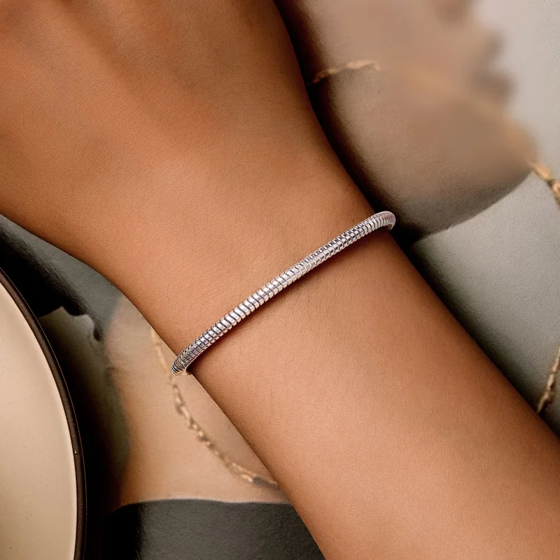 (изображение за) Pandora стил Висулка от верига със змийска кост - BSB150 - Преглед 4