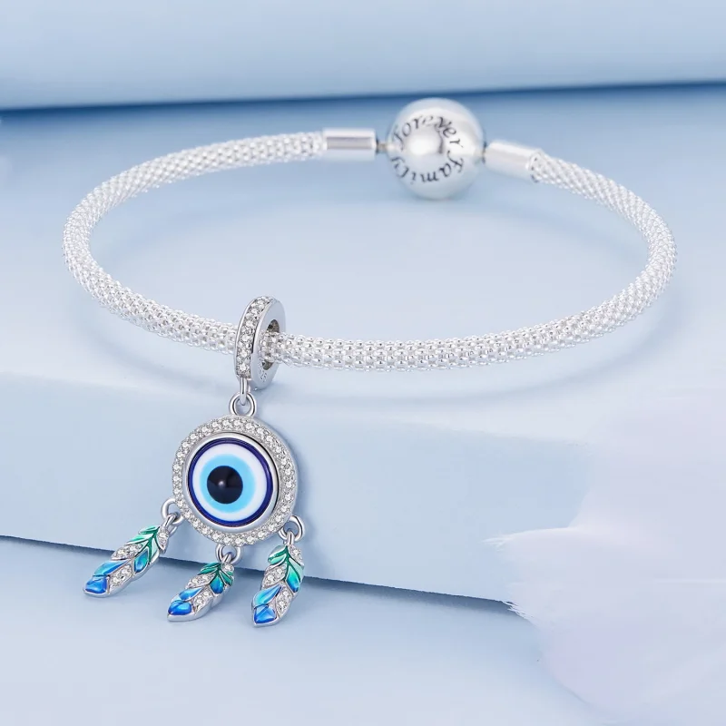 (изображение за) Pandora стил Дяволско око обръч - BSC785 - Преглед 4