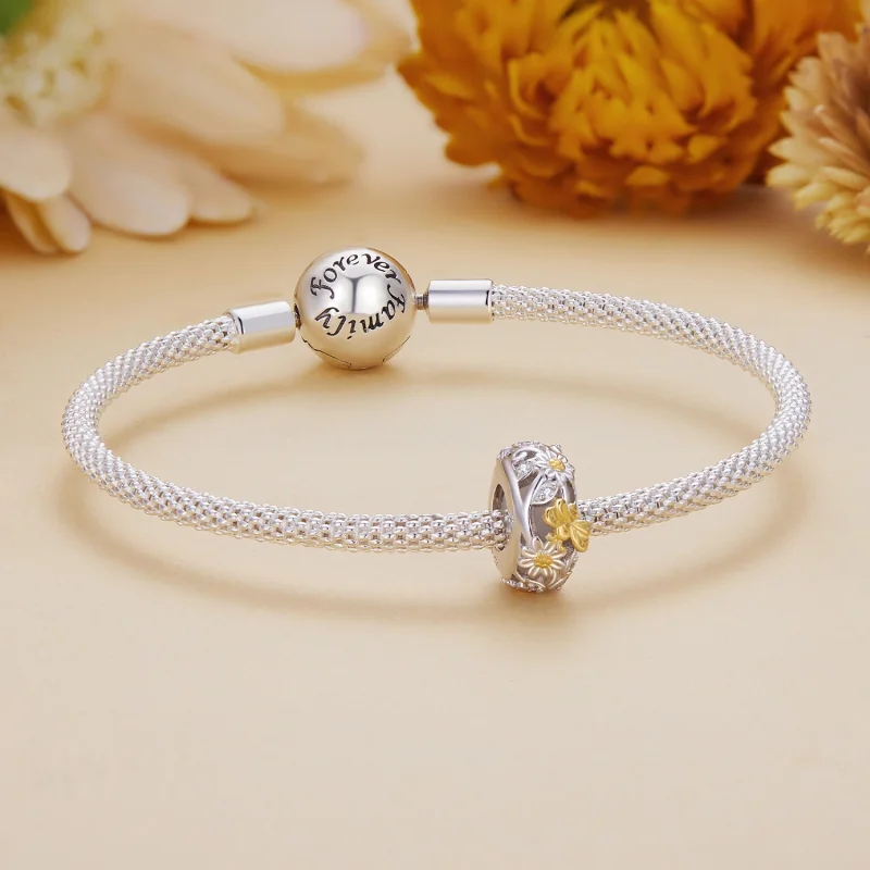 (изображение за) Pandora стил Дейзи пчела силиконов разделител - BSC819 - Преглед 5