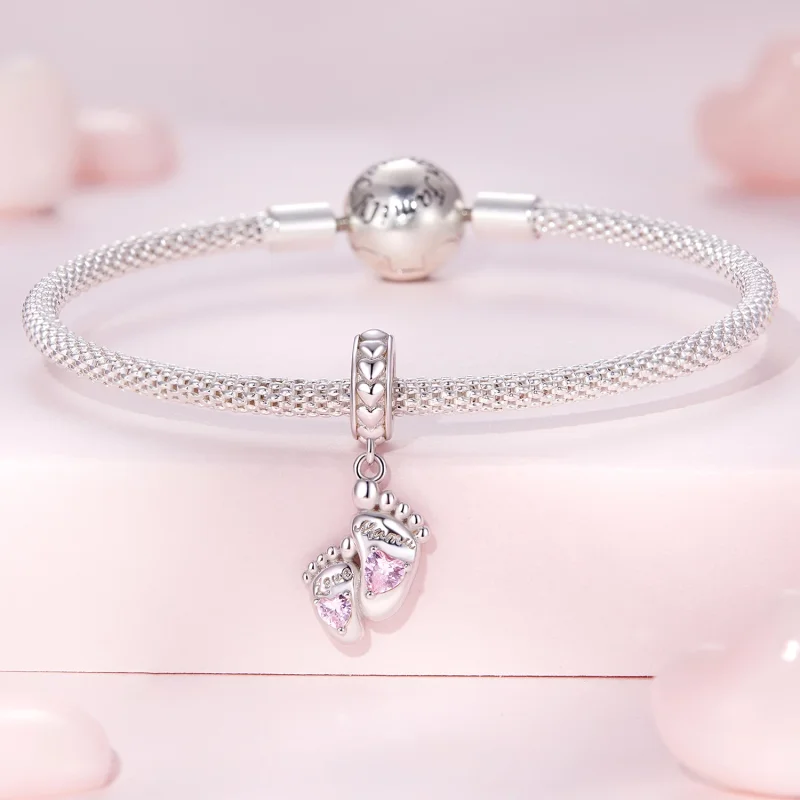 (изображение за) Pandora Стил Брошка "Следите на Любовта" - BSC825 - Преглед 3