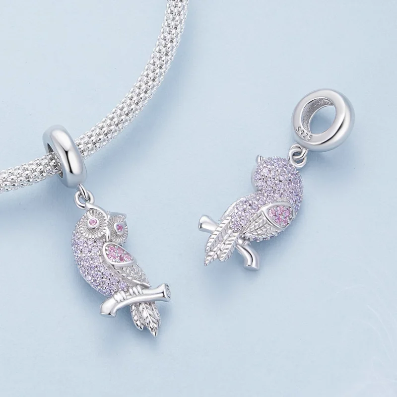 (изображение за) Pandora Стил Фигурка на Сова - BSC832 - Преглед 4