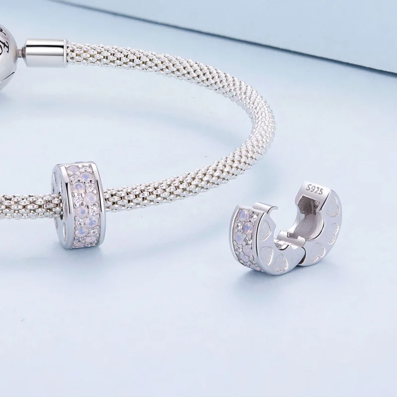 (изображение за) Pandora Стил Розов Симфония Клип - BSC929 - Преглед 4