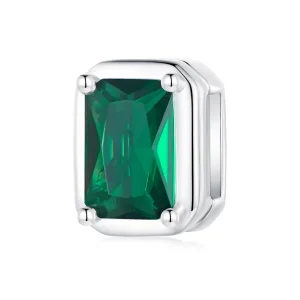 (изображение за) Pandora стил изумруден клип - BSX005
