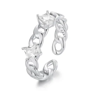 (изображение за) Pandora стил верижка Open пръстен - SCR977-E
