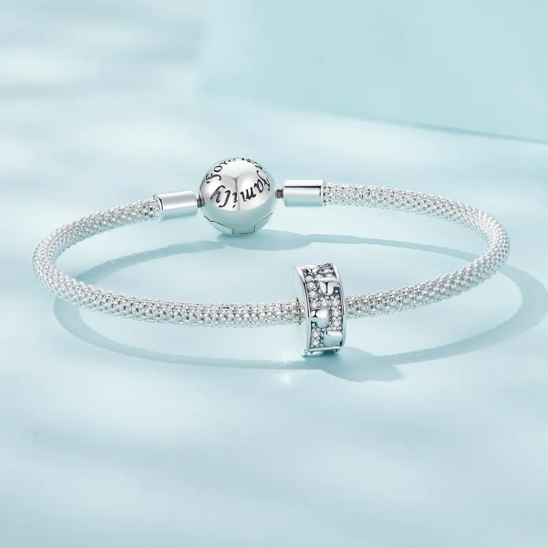 (изображение за) Pandora стил Сърце Клип - SCC2492 - Преглед 5