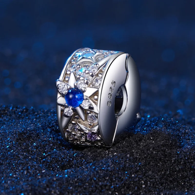 (изображение за) Pandora Стил Звезден Ден и Нощ Клип - SCC2555 - Преглед 2