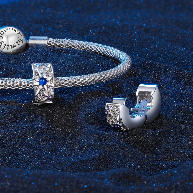 (изображение за) Pandora Стил Звезден Ден и Нощ Клип - SCC2555 - Преглед 4
