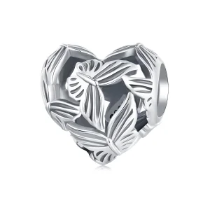 (изображение за) Pandora Стил Сърцевиден Пеперуда Обеци - SCC2576