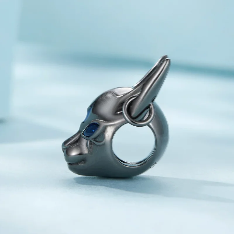 (изображение за) Pandora стил Египетски котка бог талисманв - SCC2592 - Преглед 3