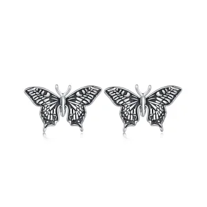 (изображение за) Pandora Стил Мъниста Пеперуда Обици - SCE1637
