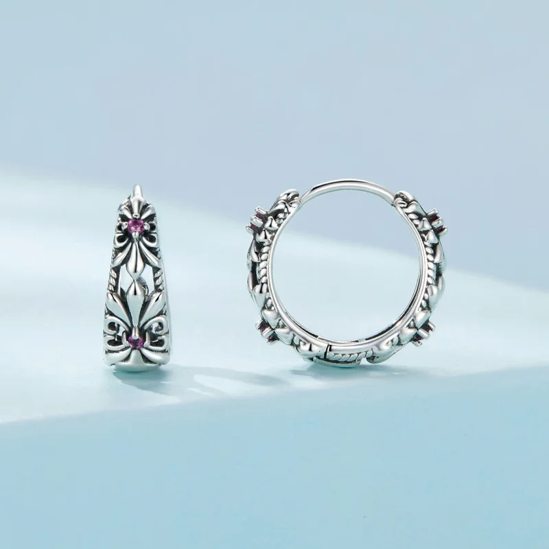 (изображение за) Pandora Стил Ирис Винтидж Обици - SCE1649 - Преглед 2